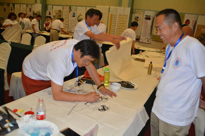 中华靳氏首届书画艺术研讨会作品展选登 中华靳氏首届书画艺术研讨会作品展选登