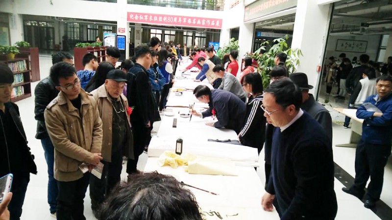 纪念红军长征胜利80周年军旅书画家作品展在郑州举办 纪念红军长征胜利80周年军旅书画家作品展在郑州举办