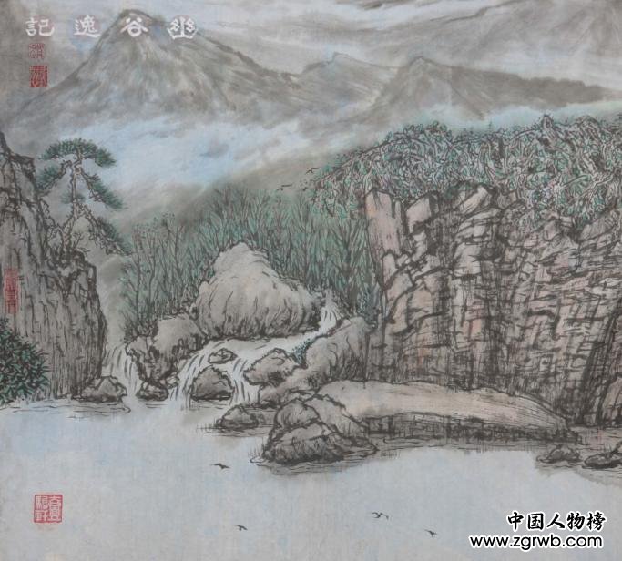 赵爱国--双面中国画发明人 赵爱国--双面中国画发明人