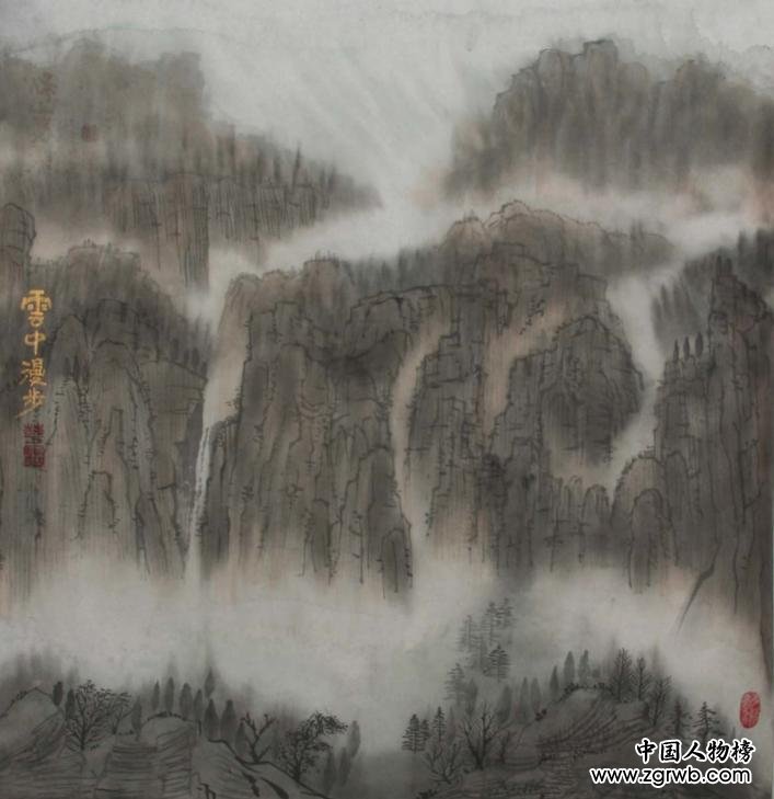 赵爱国--双面中国画发明人 赵爱国--双面中国画发明人
