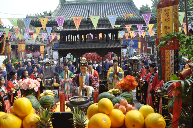 火神圣诞民俗活动在北京什刹海火神庙隆重举行