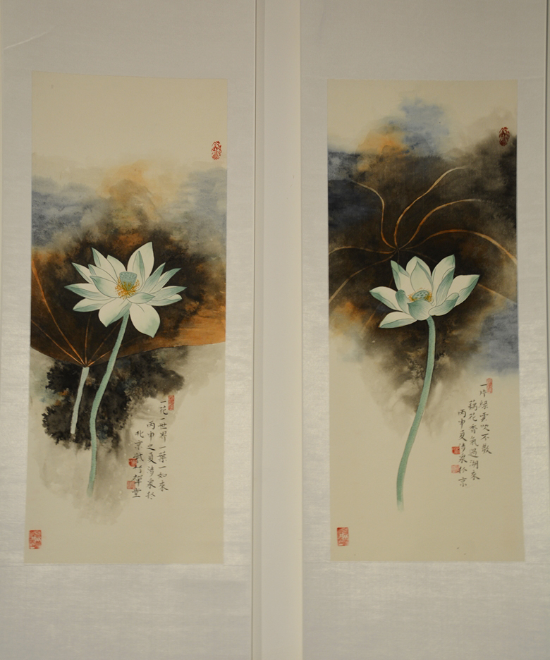 清风徐来——林清泉荷花作品展全国巡展北京首展在中国宋庄开展