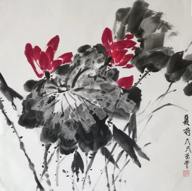 靳荣云冰雪矾墨画与传统国画汇报展