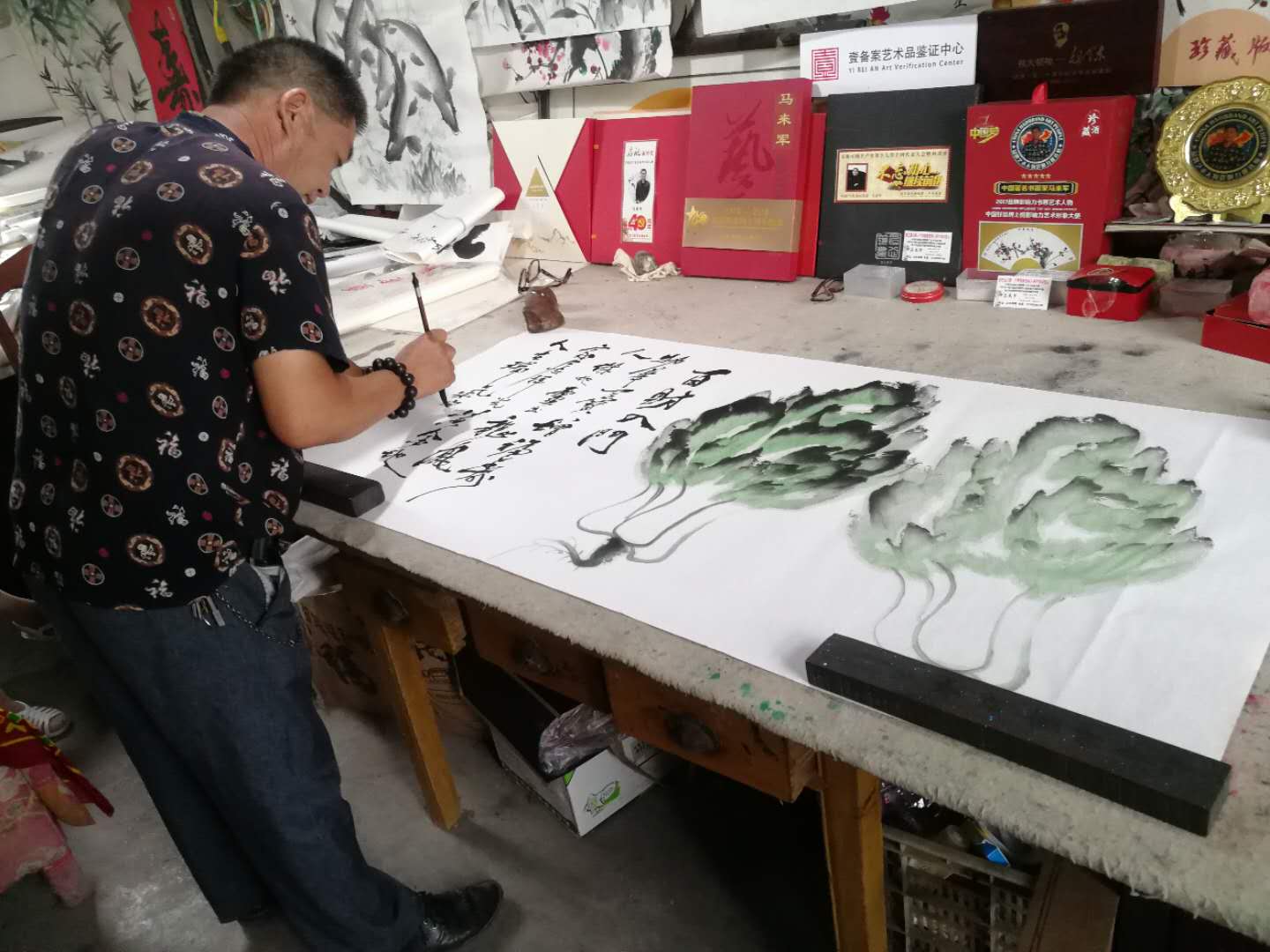 色彩与水墨的融合-访当代著名画家马来军 色彩与水墨的融合-访当代著名画家马来军