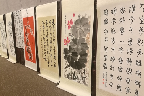 2019不忘初心绿色发展暨毛泽东诗词书画展举行