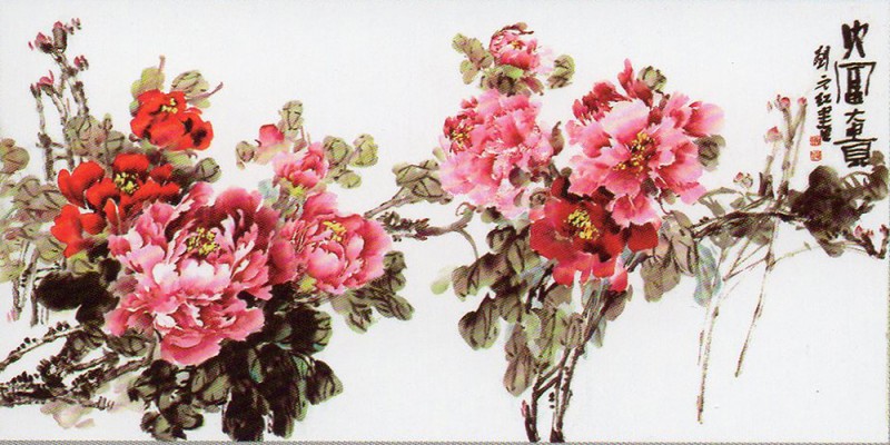 著名旅日画家刘元红“牡丹之歌”主题系列作品展开幕