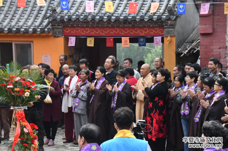 佛陀山淄博竹林寺开光法会暨庆祝中华人民共和国成立70周年禅林书画展举行