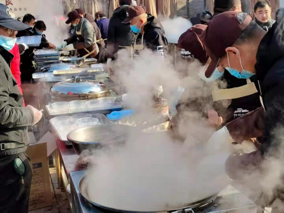 冬至忻州古城千人饺子宴圆满成功