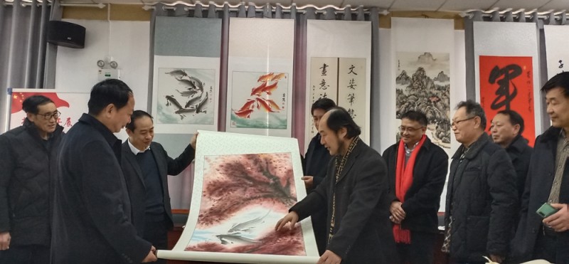 安阳市举行《2021庆祝退役军人保障法施行暨安阳战友情深 笔墨抒怀新春书画展》活动 安阳市举行《2021庆祝退役军人保障法施行暨安阳战友情深 笔墨抒怀新春书画展》活动