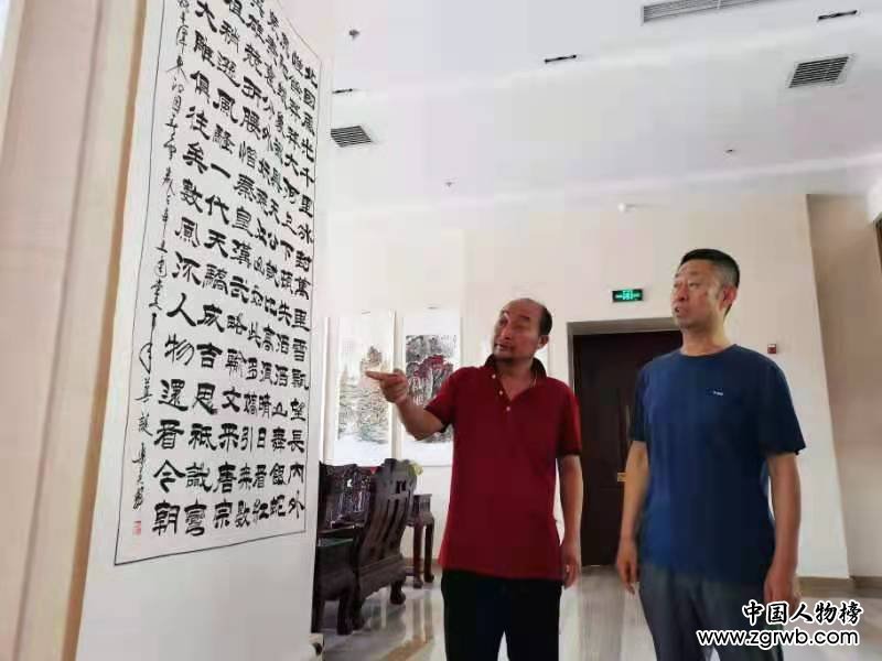 醮墨歌盛世 丹心颂党恩 喜庆建党百年华诞渠英辉书法作品展在京启幕