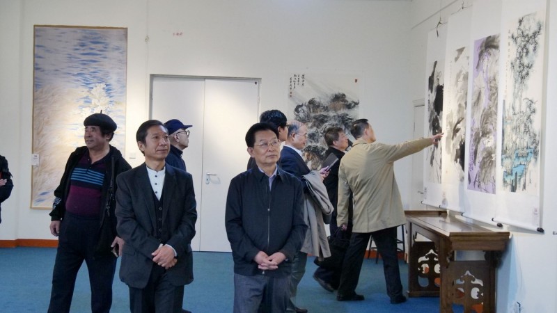 全球华人书法大展暨中国徐悲鸿画院成立30周年国际水墨画邀请展在京开幕 全球华人书法大展暨中国徐悲鸿画院成立30周年国际水墨画邀请展在京开幕