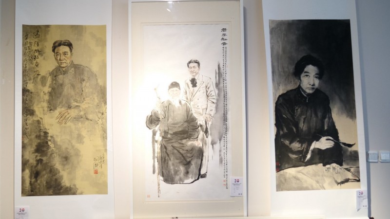 全球华人书法大展暨中国徐悲鸿画院成立30周年国际水墨画邀请展在京开幕 全球华人书法大展暨中国徐悲鸿画院成立30周年国际水墨画邀请展在京开幕