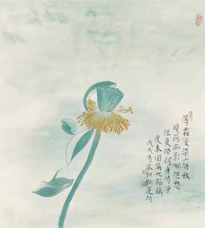 实力派画家林清泉荷花作品欣赏 实力派画家林清泉荷花作品欣赏