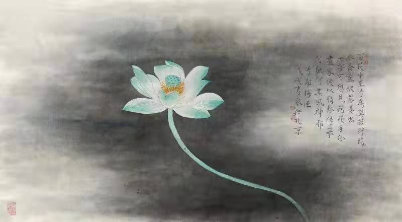 实力派画家林清泉荷花作品欣赏 实力派画家林清泉荷花作品欣赏
