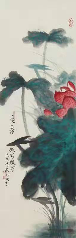 实力派画家林清泉荷花作品欣赏 实力派画家林清泉荷花作品欣赏