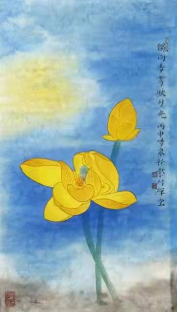 实力派画家林清泉荷花作品欣赏 实力派画家林清泉荷花作品欣赏