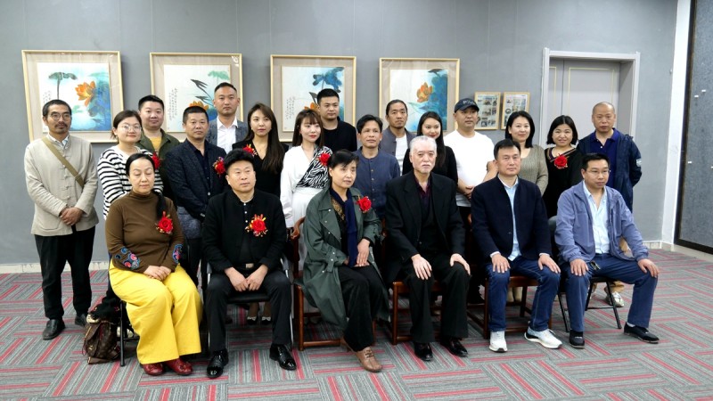 盛世和风——2023林清泉荷花作品全国巡展(北京首展)在宋庄开展