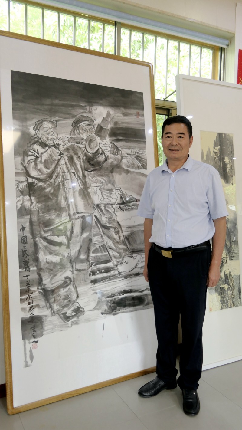 淄博竹林寺举行迎七一佛陀山竹林书画雅集 淄博竹林寺举行迎七一佛陀山竹林书画雅集