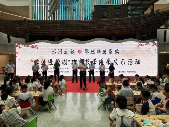 运河之韵：聊城非遗盛典——“非遗进校园”教育教学成果展示活动成功举办