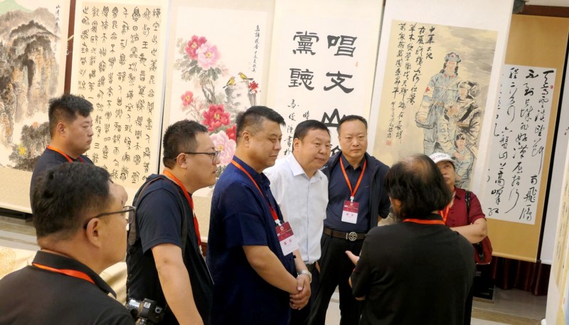 庆七一颂党恩——书画名家作品展暨西柏坡笔会举行 庆七一颂党恩——书画名家作品展暨西柏坡笔会举行