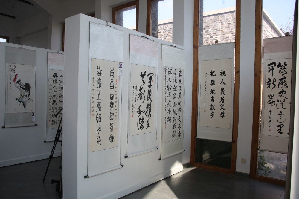 翰墨銘史 警钟長鸣——纪念抗战胜利80周年将军书画展在唐陵村隆重开幕