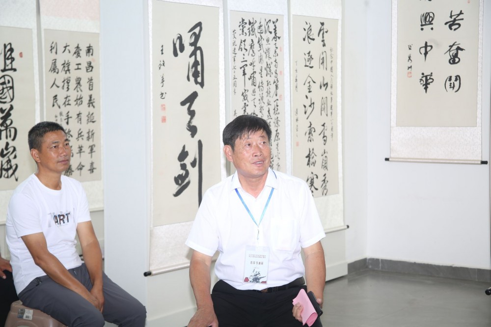 翰墨銘史 警钟長鸣——纪念抗战胜利80周年将军书画展在唐陵村隆重开幕